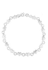 outstanding teensy gold heart charm bracelet for babies and kids